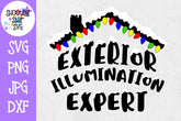 Exterior Illumination Expert SVG - Lights SVG- Christmas SVG